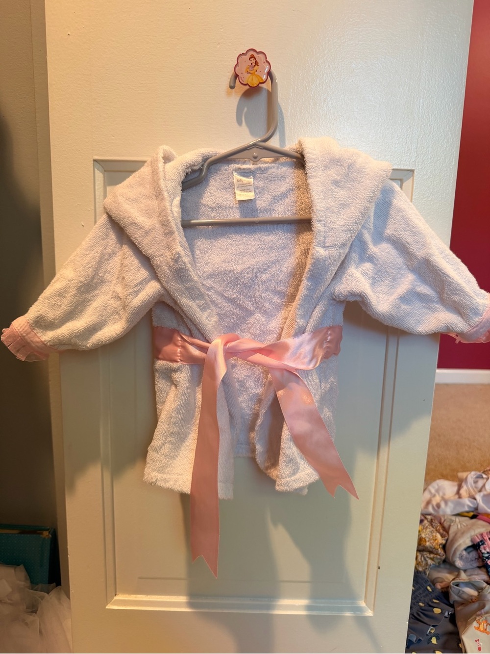 Baby Aspen princess Hooded Bath Robe